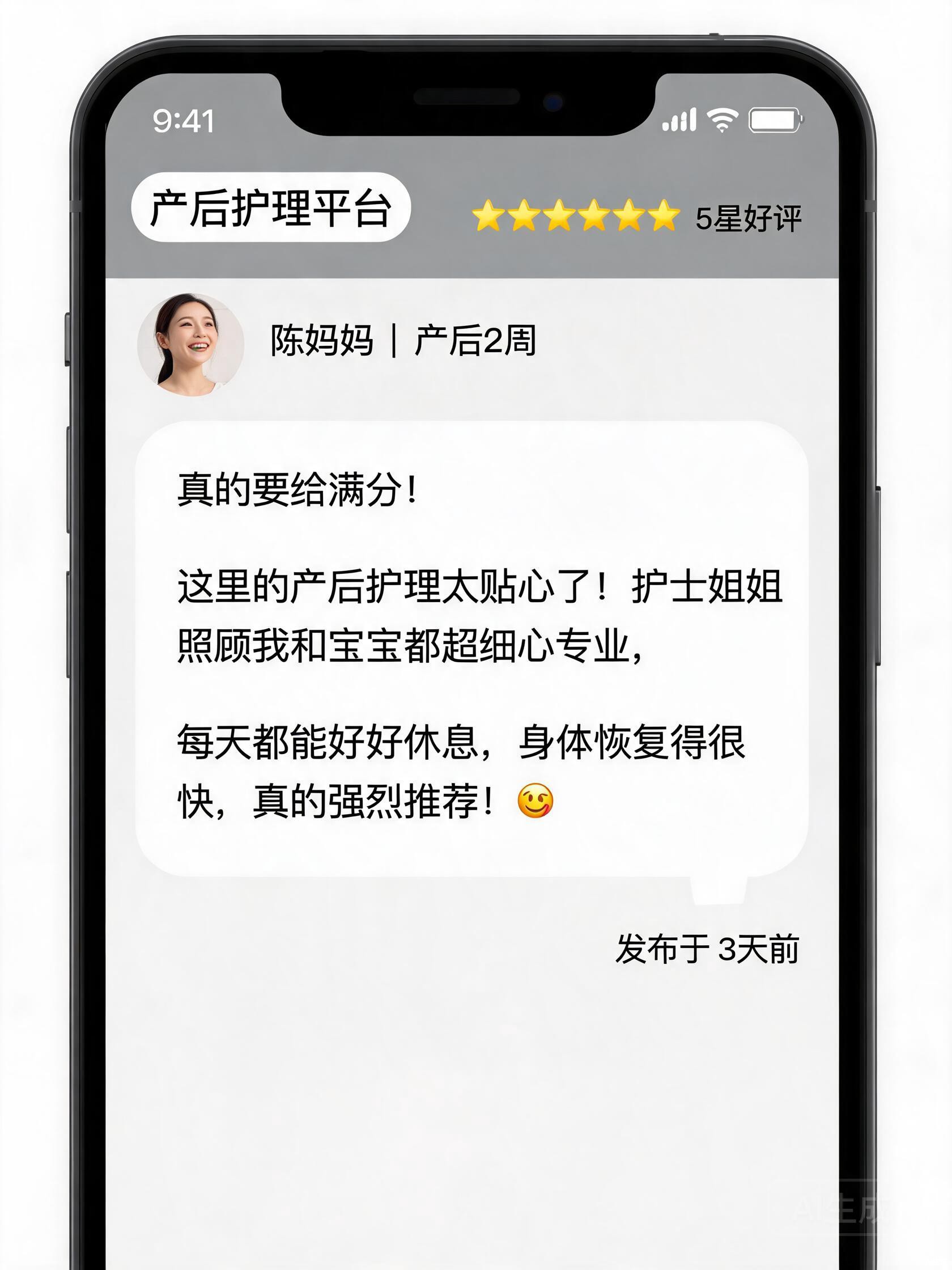 幸福宝妈与新生宝宝